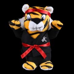 PLUSH TIGER WITH BLACK UNIFORM