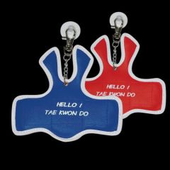 CHEST GUARD KEYCHAIN-TAEKWONDO