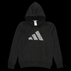 ADIDAS PERFO SCRIPT GRAPHIC BLACK HOODIE