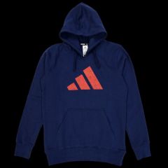 ADIDAS PERFO SCRIPT GRAPHIC COLLEGIATE NAVY HOODIE