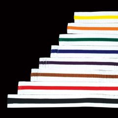 DYNAMICS COLOR STRIPED WHITE BELT