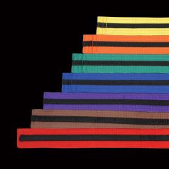 DYNAMICS BLACK STRIPED COLOR BELT