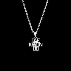 SILVER TAEKWONDO NECKLACE