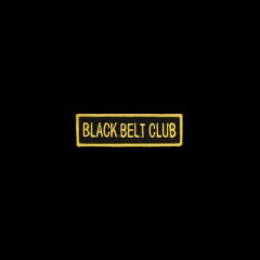BLACK BELT CLUB WITH GOLD FRAME