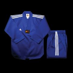 ADIDAS CHAMPION COLOR TAEKWONDO UNIFORM WITH 3 STRIPE